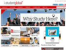 Tablet Screenshot of i-studentglobal.com